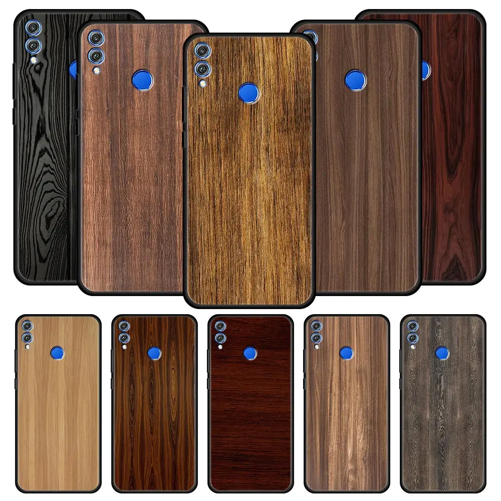 

Carved Wood Phone Case For Honor 50 20 Pro 20i 10i 10 9 Lite 8X 8A 7A 7X Shell Huawei Y6p Y9s Y7a Y6 Y7 Y9 2019 Silicone Cover