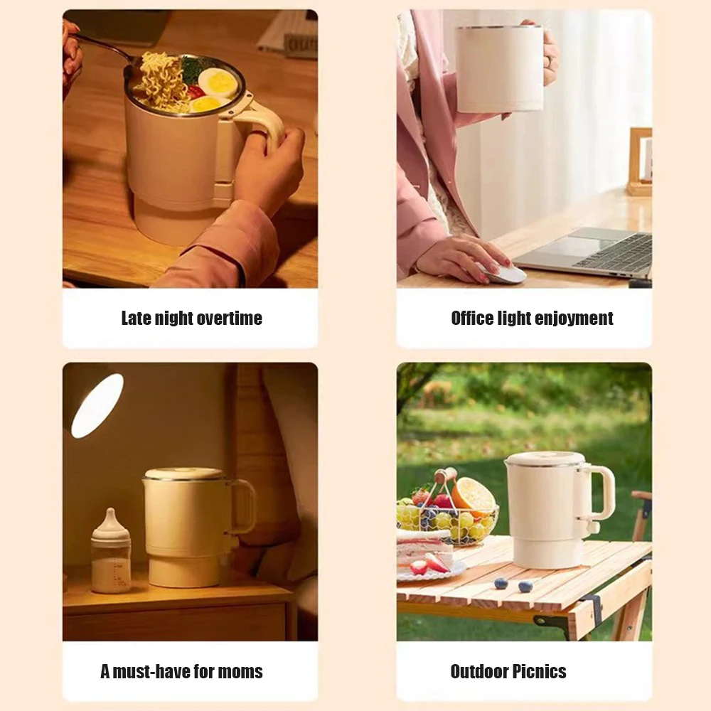 Складной электрический мини-чайник 800 мл