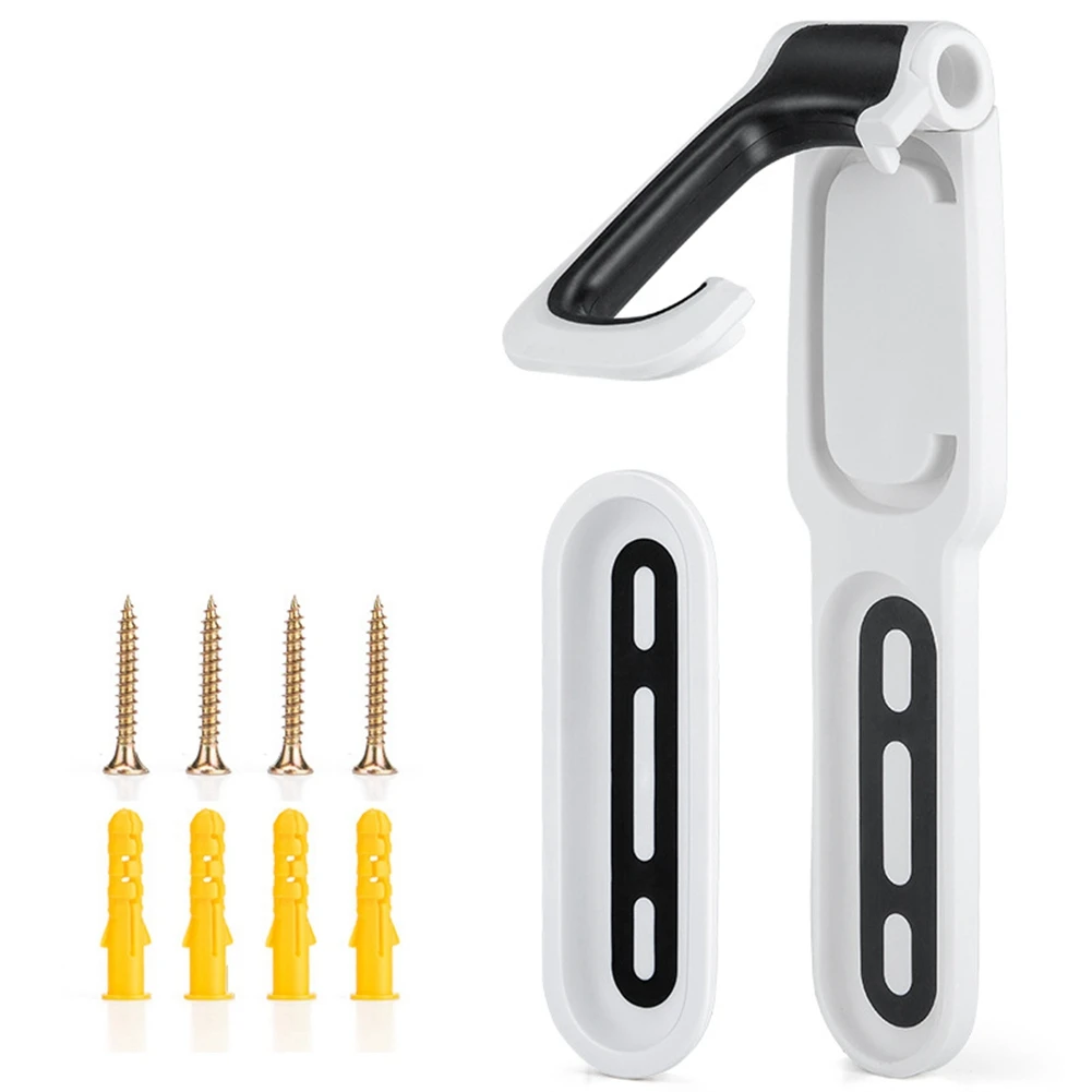 

Велосипедная стойка для гаража, настенное крепление, вертикальные велосипедные крючки, велосипедные подвесные крючки для внутреннего хранения с крючком белого цвета