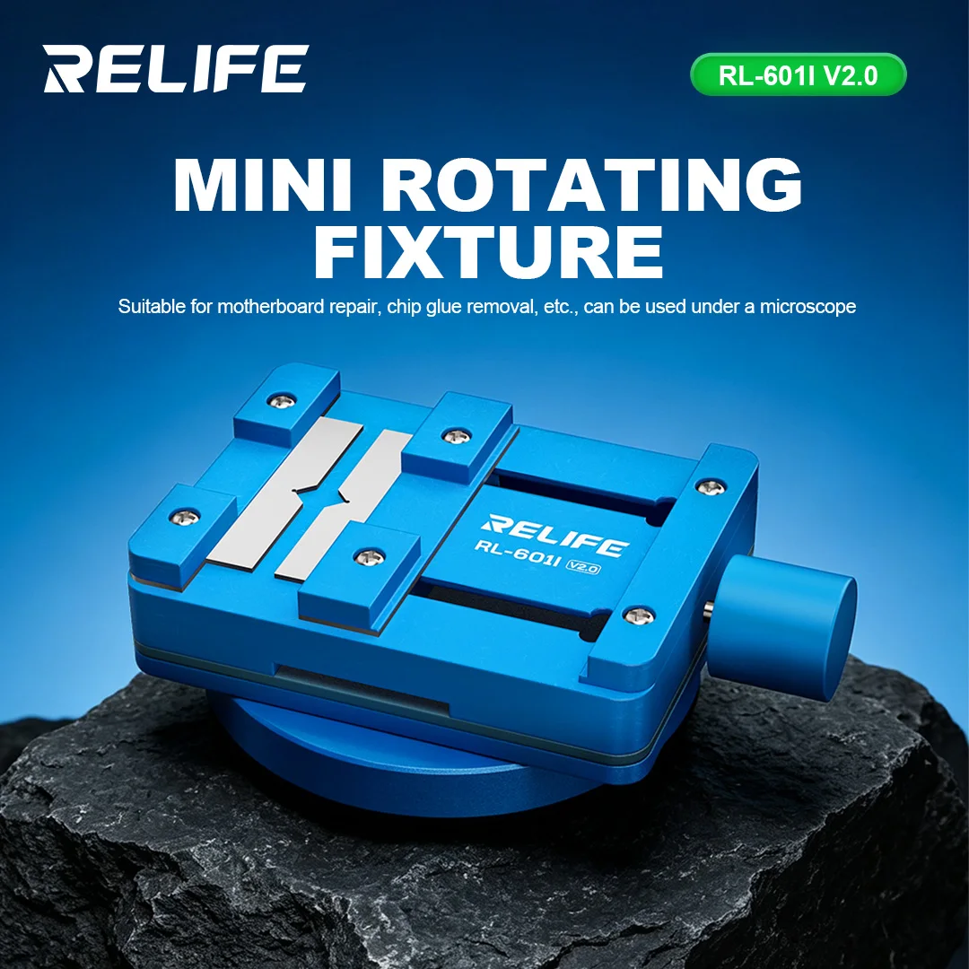 Фото RELIFE RL-601I V2.0 Мини-вращающееся крепление 360° °   Магнитный поворотный зажим для ремонта печатных плат телефонов и чипов №2