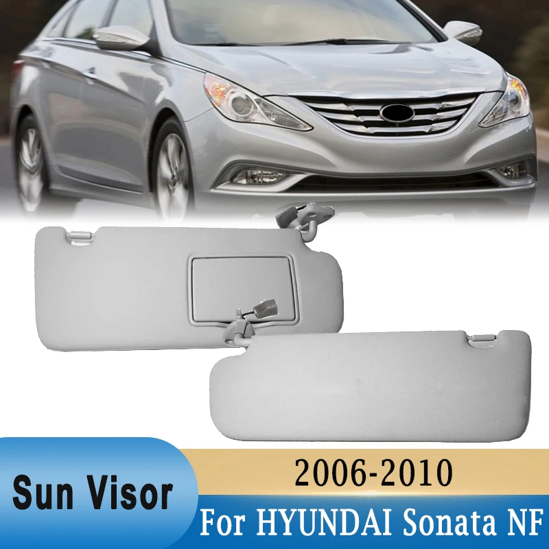 

Солнцезащитный козырек OEM с зеркалом для макияжа для HYUNDAI Sonata NF NFC 2006-2010, серый солнцезащитный козырек 852010R300X6 852020R300X6