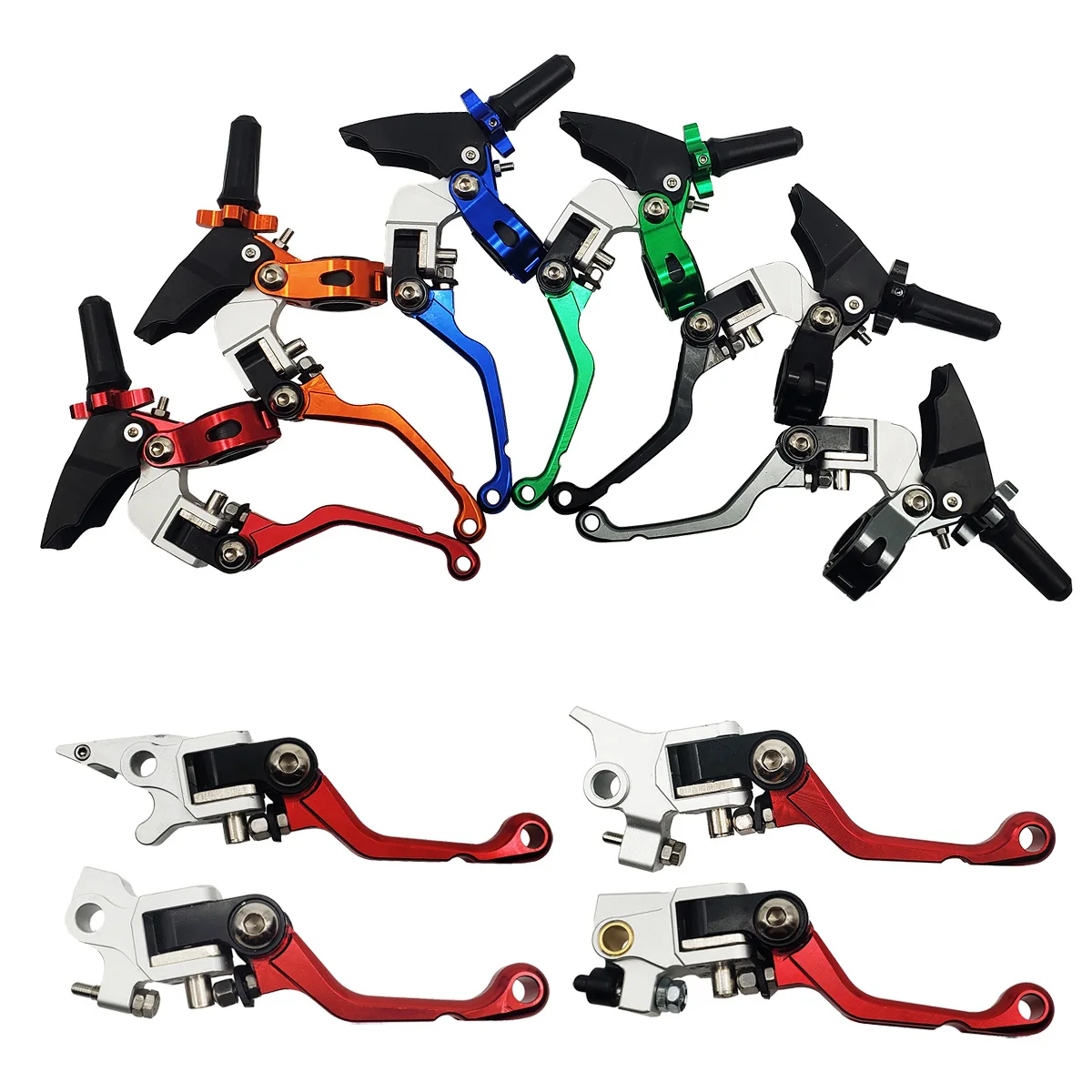

Motocross CNC 360° Labor-saving Anti-slip Folding Brake Clutch Lever For BOSUER BSE Z5 Z7 Z11 M2 M4 M5 M6 Kayo T4 T6 Dirt Bike