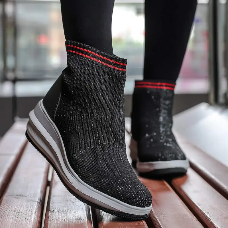 

Кроссовки для тенниса, спортивные женские кроссовки с блестками, Женская Прочная резиновая обувь для бега, розовые спортивные женские крос...