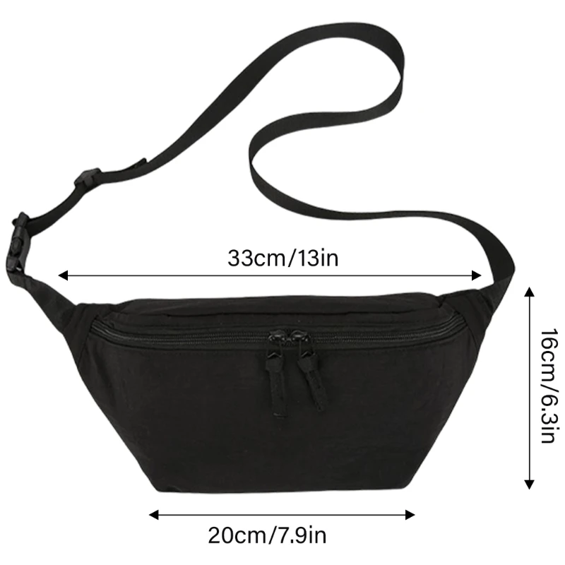 Модная нагрудная сумка для студентов и профессиональных функциональных