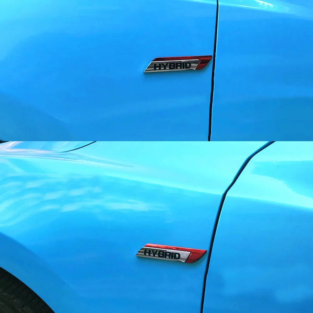 1 пара персонализированных 3D автомобильных наклеек металлические гибридные