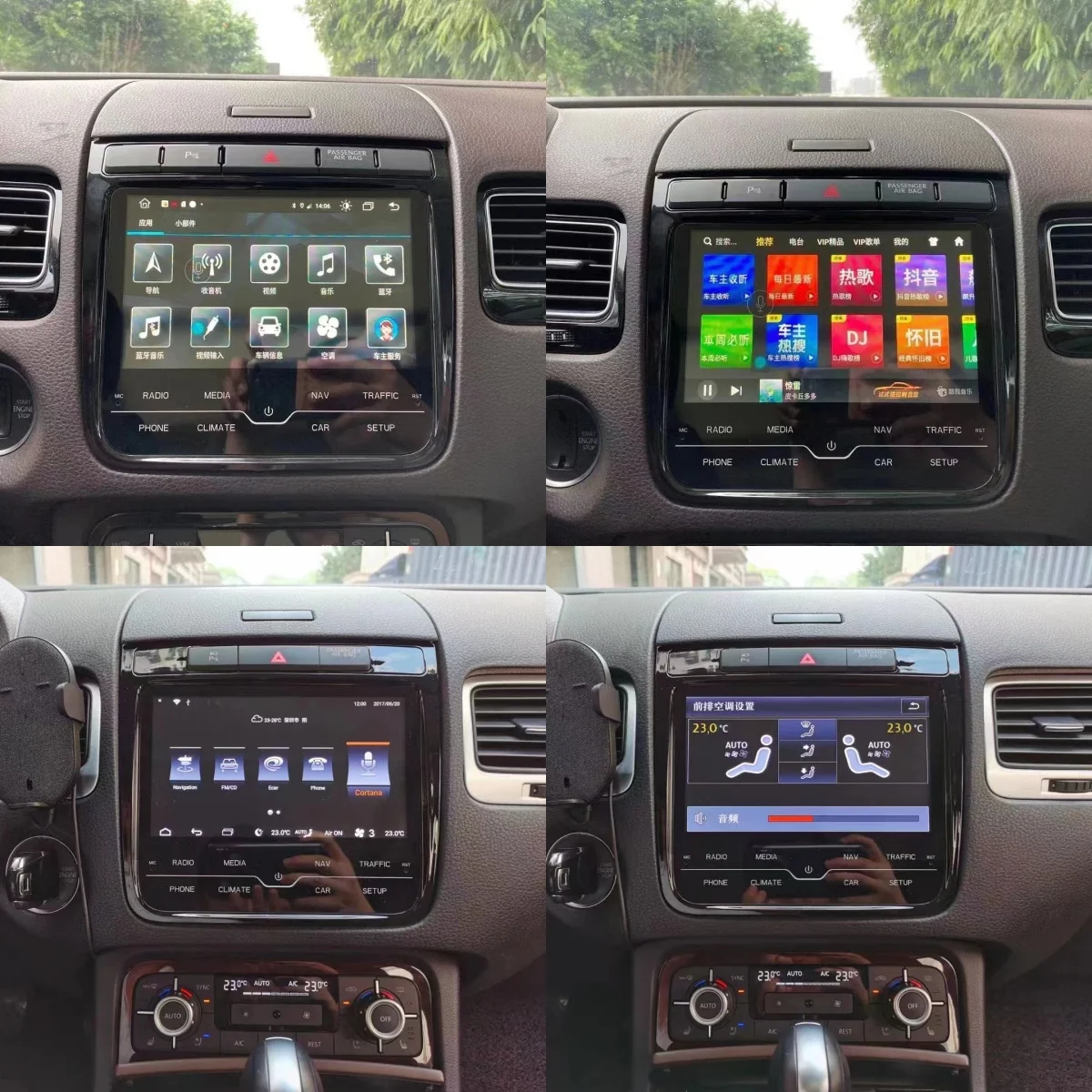 Фото Android 13 для Volkswagen Touareg FL NF 2010-2018 радио Автомобильный GPS-навигатор Автомобильный стерео Мультимедийный Головной блок магнитофон 2din №4