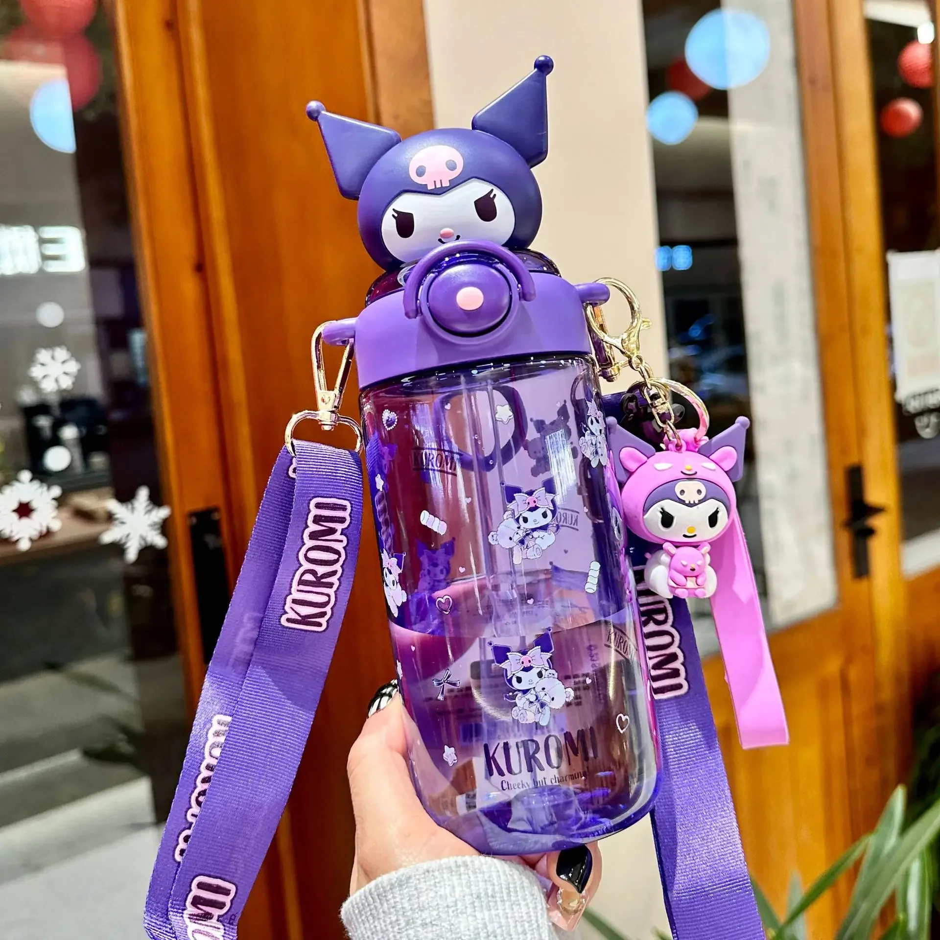 Плечевой ремень Sanrio Kuromi Hello Kitty 650 мл