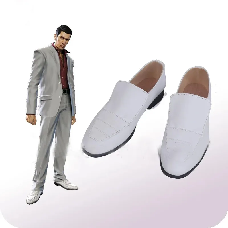 Фото Обувь для косплея Yakuza Kiryu Kazuma, ботинки, аксессуары для костюмов на Хэллоуин и карнавал №1