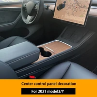for tesla 2021 model s3y car center control panel protective film abs patch scratch resistant tesla interior decoration