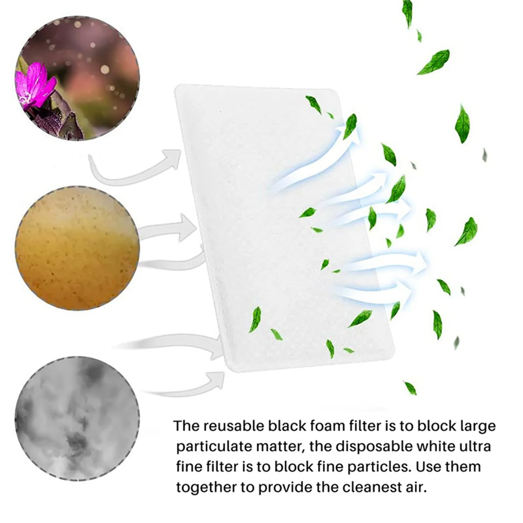 30 шт. CPAP-фильтры для пенопластовых фильтров премиум-класса и ультратонких серии M