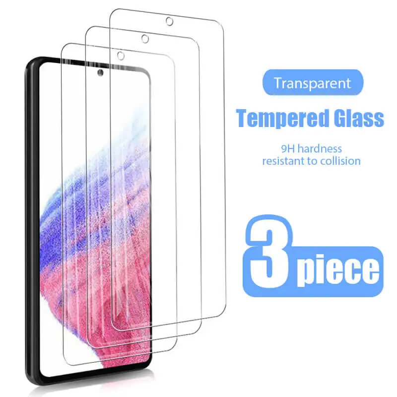 

3 шт., Защитное стекло для Samsung A53, A13, A23, A33, A03 Core, A73, A53