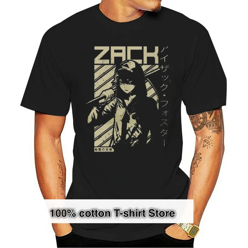 

Men tshirt Isaac Zack Foster Angels of Death Anime Shirt Unisex T Shirt women T-Shirt tees top