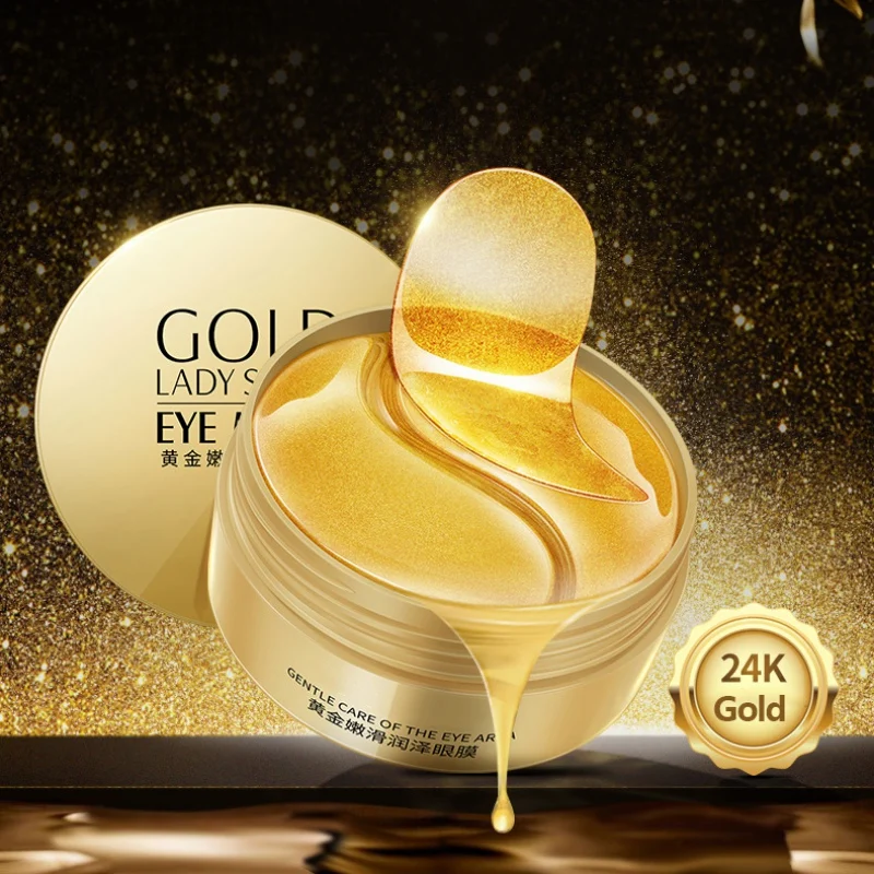 

80g (60pcs) Green Seaweed Gold Collagen Eye Masks Hydrating Moisturizing Anti-Puffiness Remove Dark Circles Anti-Aging Hydrating