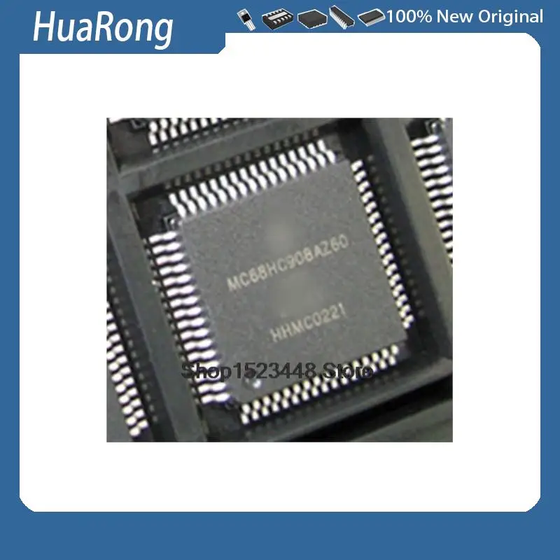 

New 2pcs/lot MC68HC908AZ60 MC68HC908AZ60CFU 2J74Y MC68HC908AZ60VFU qfp-64