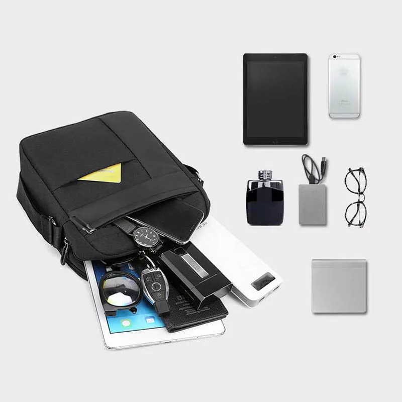 Fashion Sports Nylon Shoulder Bag for Male Crossbody Bag Outdoors Waterproof Small Backpack Travel Phone Pouch Messenger Bags