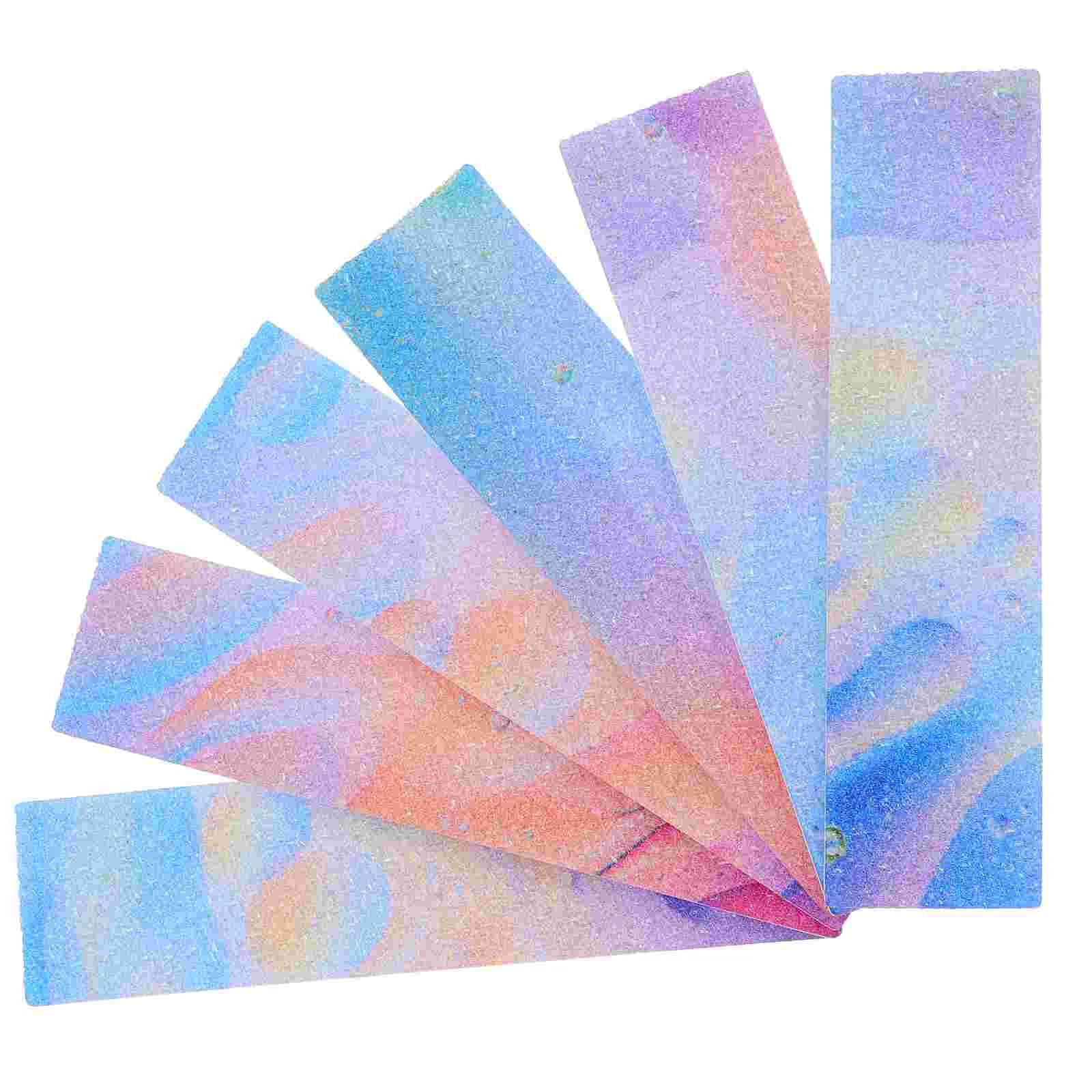 

12 Pcs Stickers Adult Pressure Release Strip Calm Anxiety Reducing Adhesive Sticky Rough Texture Colorful Sensory Strips