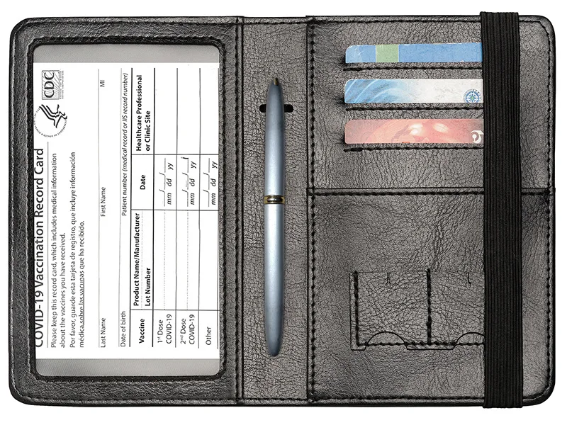 Обложка для паспорта из искусственной кожи с RFID-защитой |