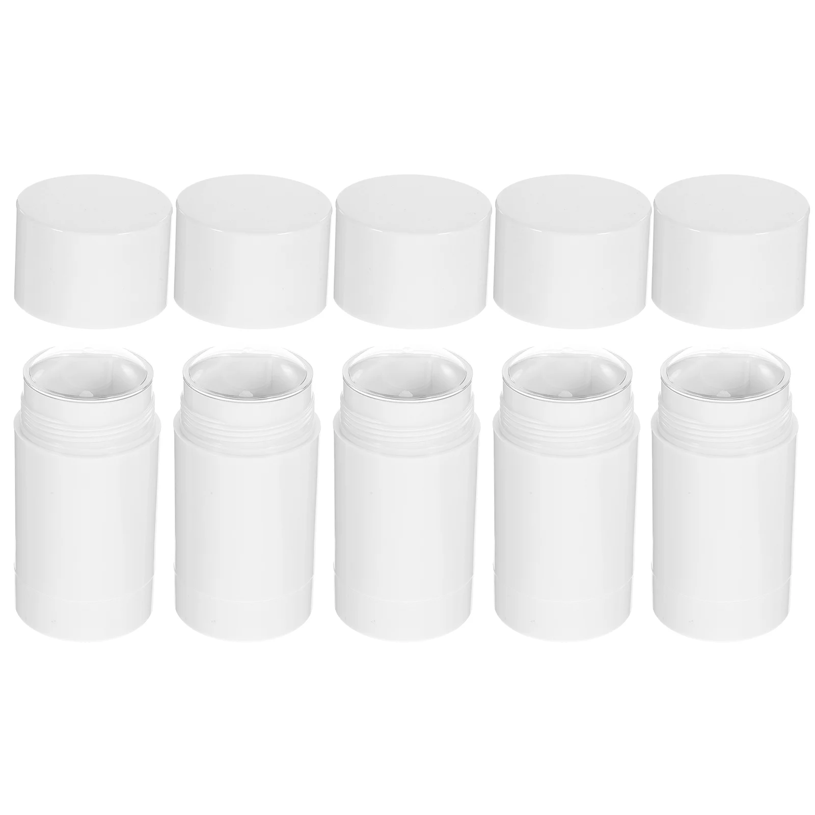 

5Pcs Lip Balm Tubes Cream Tubes Plastic Lip Balm Bottles Frosted Lip Balm Tubes for Outdoor