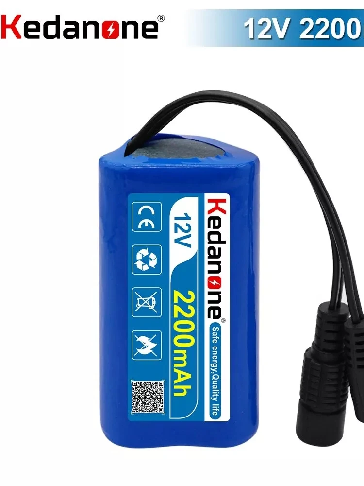 

Kedanone 12 Volt Lithium Battery Pack Large Capacity Lever Speaker Solar Lamp Outdoor Power