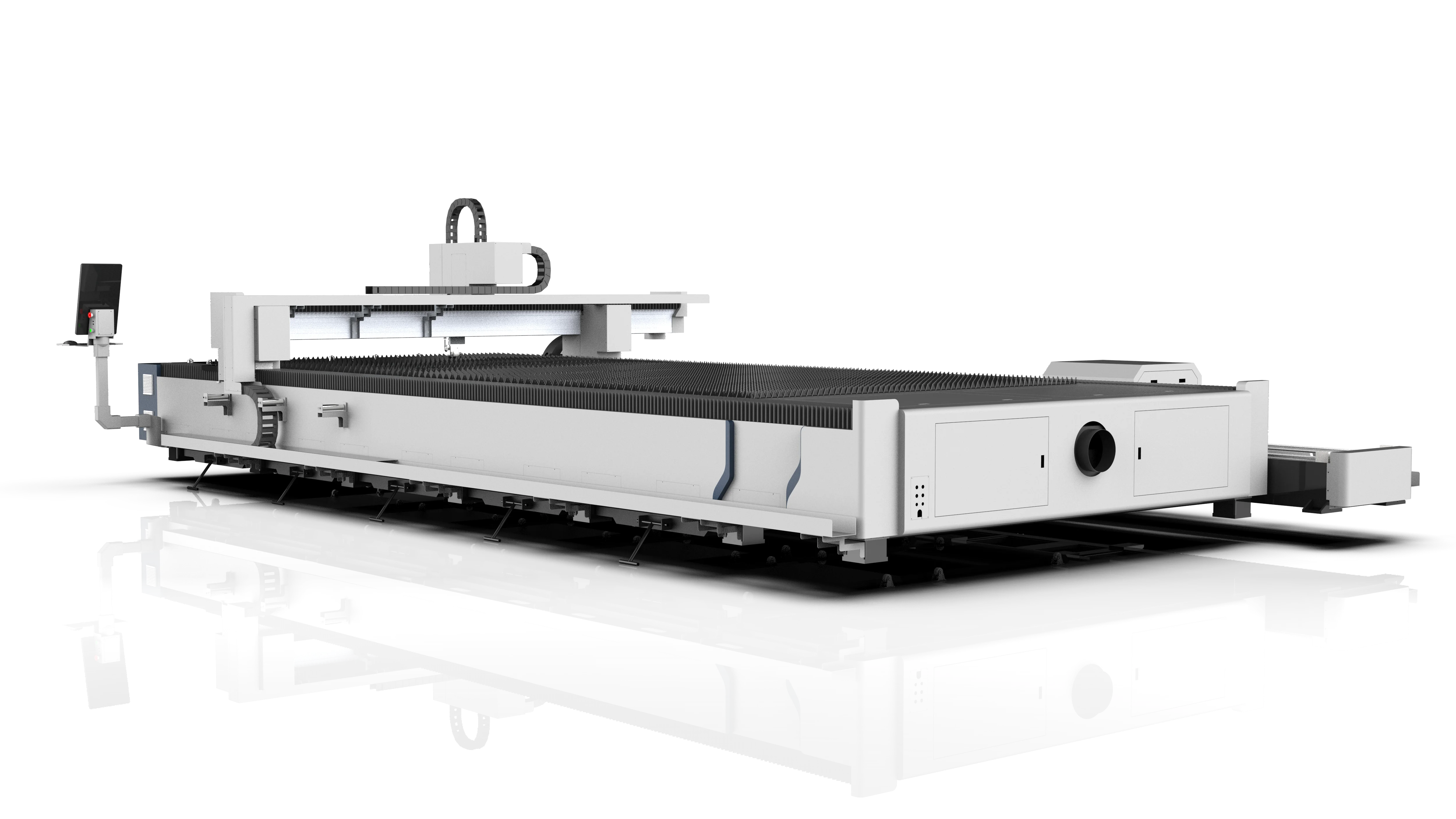 Станок для резки металлических листов и труб мощностью 1000 Вт волоконной лазерной