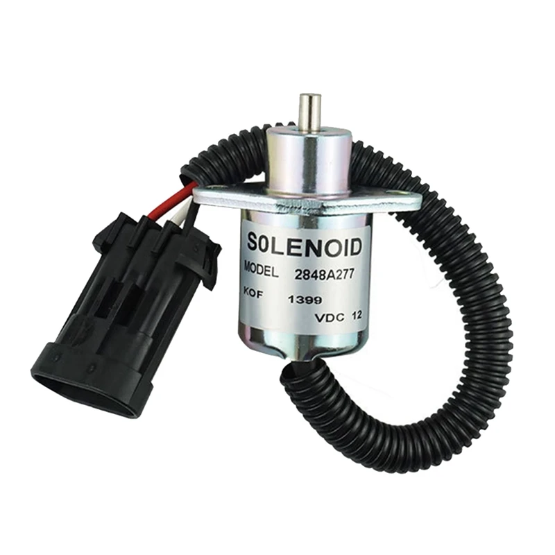 2848A278 топливный запорный клапан электромагнитный 12 В для двигателя Caterpillar 246 216 226