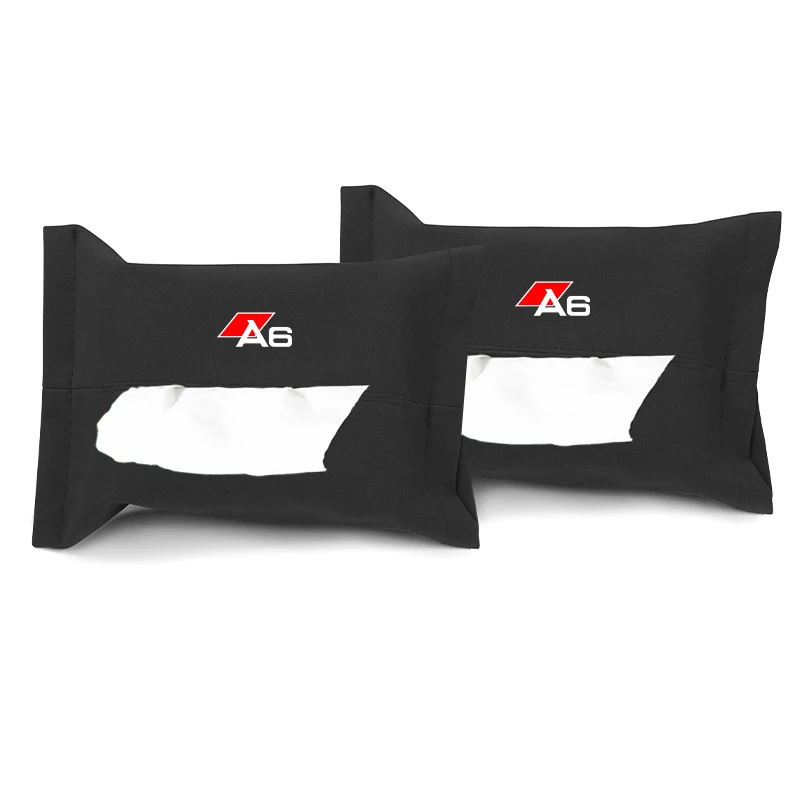 

Car Tissue Box Napkin Case Sun Visor Holder Auto Interior Storage Decoration Organizer Accessories For Audi A3 A4 A5 A6 A7 Q3 Q5