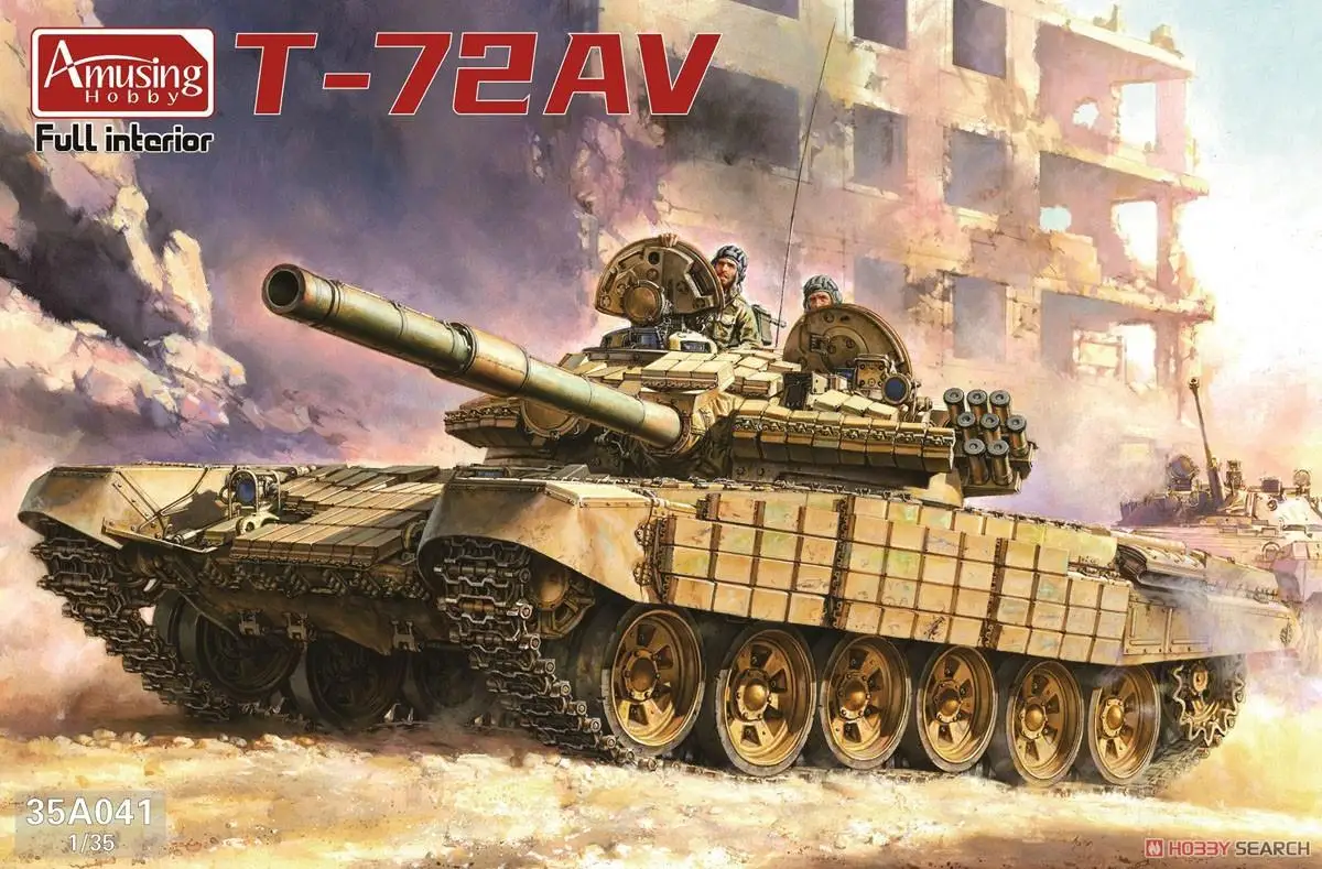 Amusing 35A041 1/35 Scale T-72AV Full interior kit