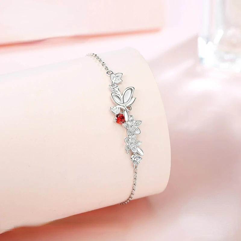 Женский браслет с металлическим цветком Tian Guan Ci Fu TGCF Hua Cheng Xie Lian украшение для