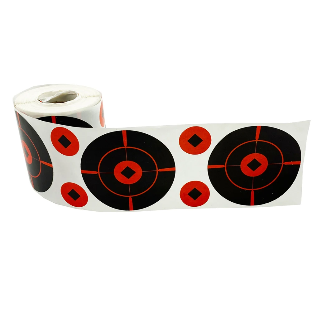 

200pcs/Roll Splatter Targets 3 Inch Self Adhesive Reactive Paper Target Stickers Paintball Accessories For Shooting Sports