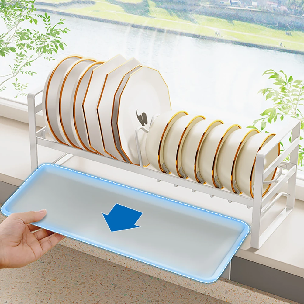 

Подставка для чаш и тарелок, кухонный держатель со встроенной полкой, для посуды, крышка для кастрюли