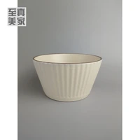 nordic style ins literary exquisite creative personality household ceramic western tableware salad dessert bowl rice bowl