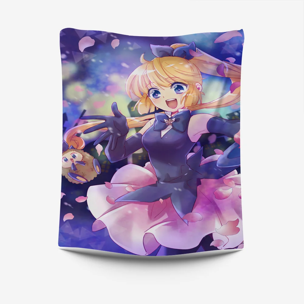 Kaitou Saint Tail аниме гобелен креативный узор фото гостиная настенный художественный