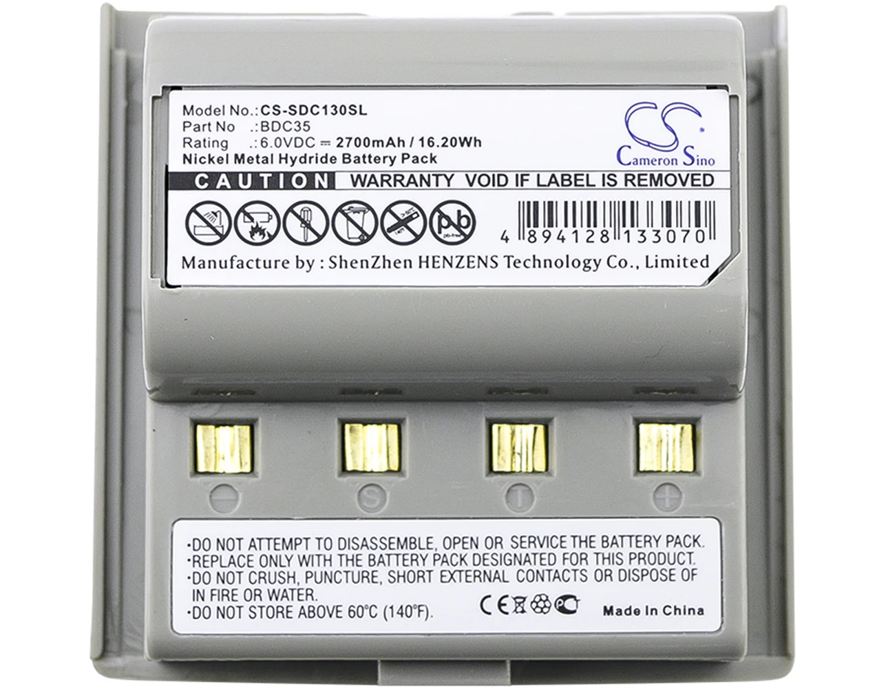 

Cameron Sino 2700mA Battery for Sokkia SET 030R,SET 130R,SET 2110 Total Station,SET 22B BDC35,BD-C35,BDC35A,BD-C35A