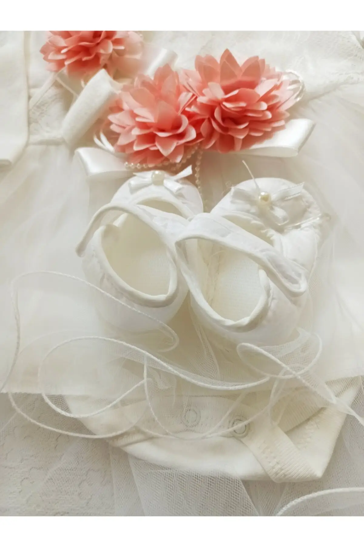 

Girl Baby Mevlt Gown Princess Gown Wedding Dress Mevltlk Floral Cotton White Bike Collar