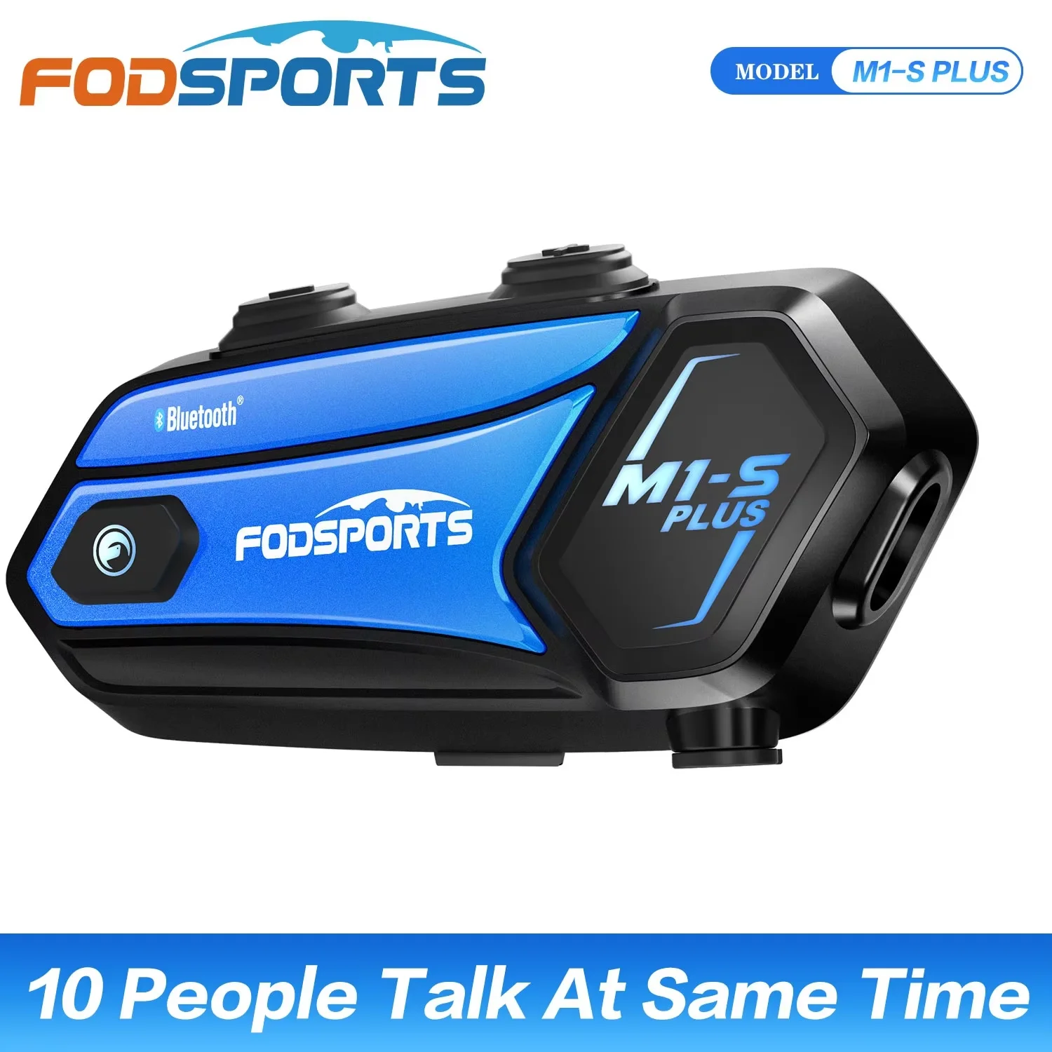 

Fodsports M1-S Plus мотогарнитура домофон мотоциклетный шлем bluetooth-гарнитура 10 райдеров 2000M,FM-радио,Поделиться музыкой.
