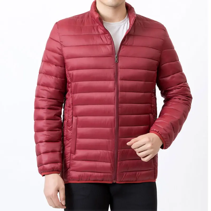 Winter Warm Waterproof Jacket Men 2023 New Autumn Thick Stand Collar Cotton Parkas Mens Fashion Casual Slim Jacket Coat Male F19