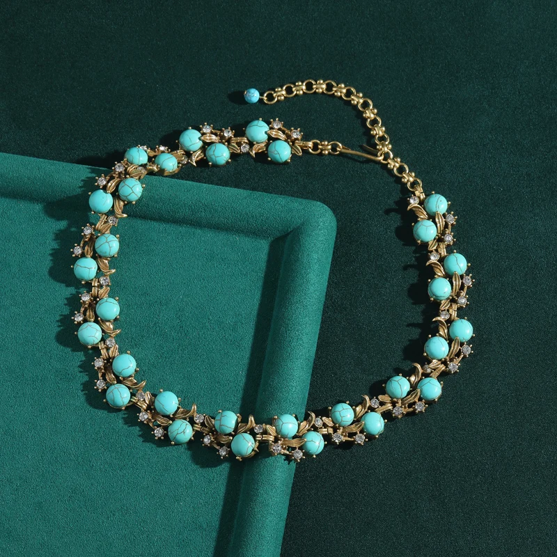 Древний египетский синий и белый каменный воротник Torquse в форме яйца антикварные