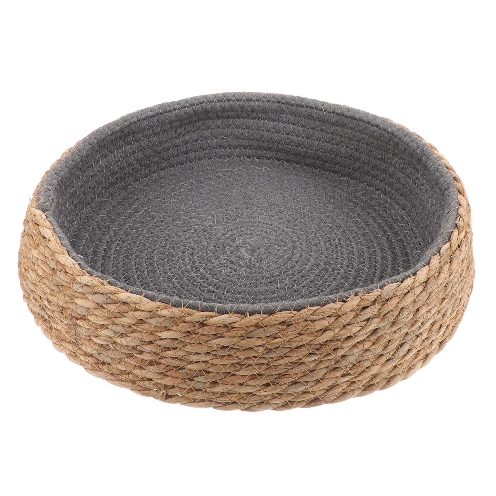 

Rattan Pet Bed Beds Small Dogs Sleeping Weave Warm Neat Baskets Medium Cat House Grass Willow Woven Nest Casa