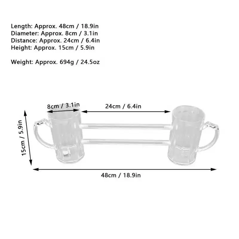 Кружка для пива круглая пивная кружка с удобным ощущением рук соединительными
