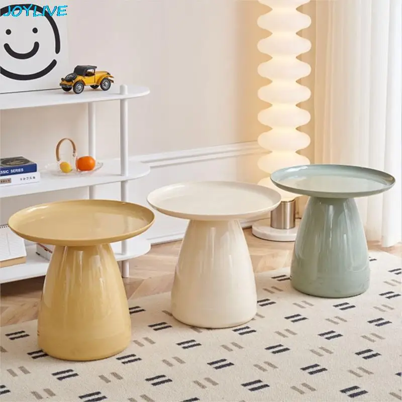 

Round Container Table Nordic Light Luxury Coffee Table Sofa Side Table Simple PET Coffee Table Home Use 2022 New Dropshipping