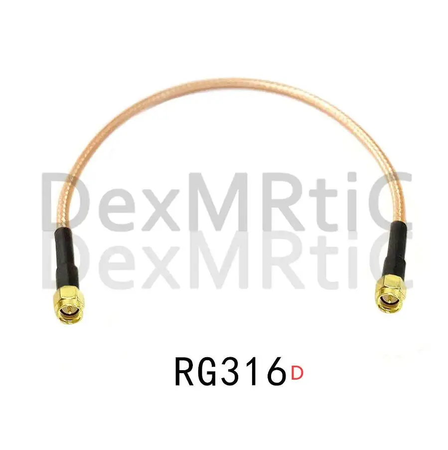 

Разъем SMA «папа» на SMA «папа» RF разъем косичка кабель RG316 D двойной экранирующий 15 см/30 см/50 см
