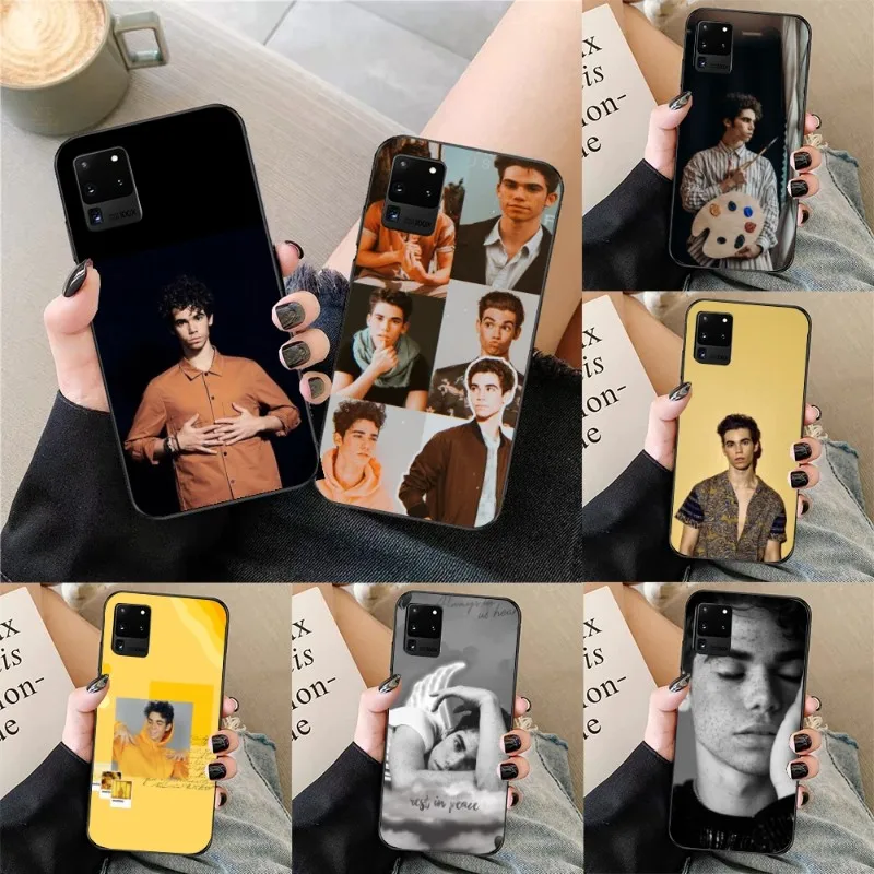 Чехол для телефона Cameron Boyce для Samsung Galaxy S23 S22 S21 S10 S9 S8 Plus, сверхмягкий черный чехол для телефона