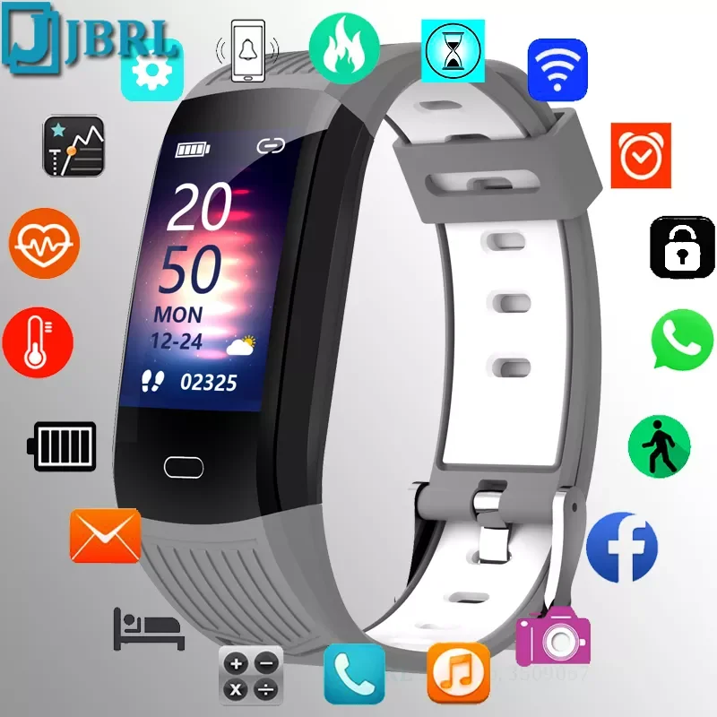 

Silicone Smart Bracelet Women Men Smart Band Wristband For Android iOS Waterproof Heart Rate Monitor Fitness Tracker Smartband