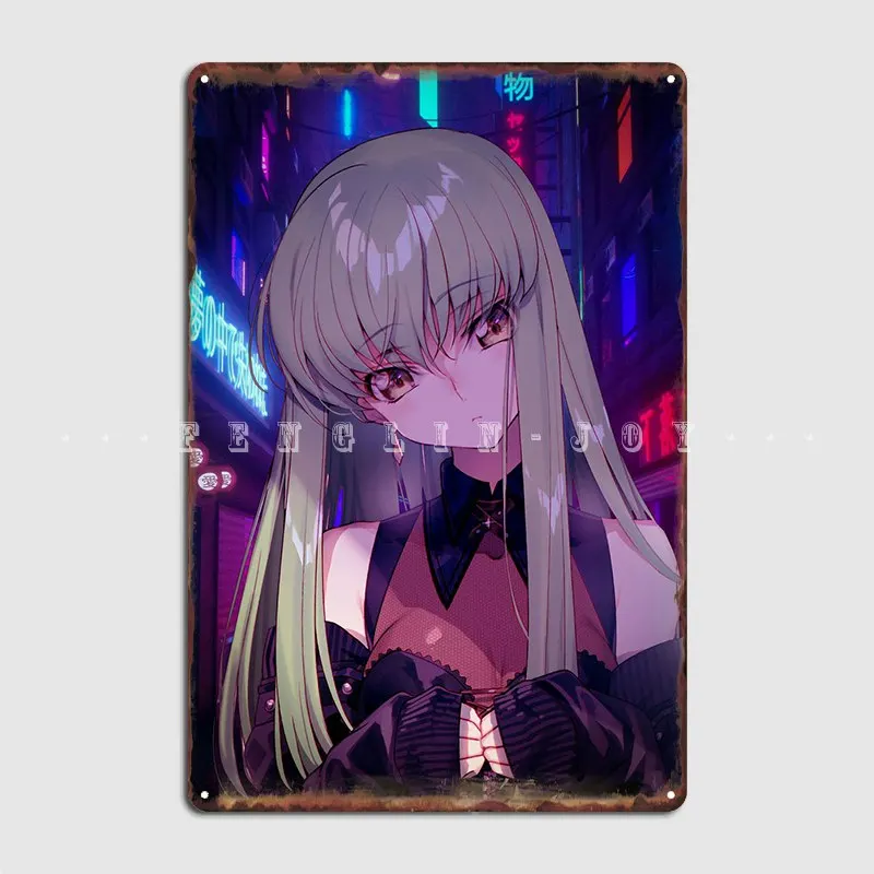 

Code Geass Metal Sign Cinema Kitchen Poster Kitchen Decoration Tin Sign Poster