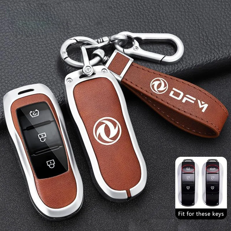 

Чехол для автомобильного ключа из цинкового сплава для Dongfeng Fengguang DFSK Glory 580 Fengon Ix5 Ix7 Seres 3 Sf5, чехол с дистанционным управлением, брелок-держатель, брелок
