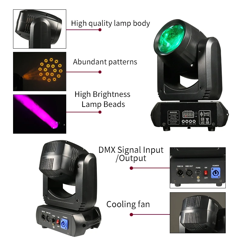 Мини-освещение Вт яркое освещение DMX512 для сцены мероприятий представлений