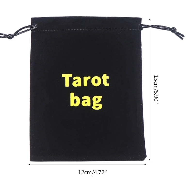

Бархатная сумка для хранения карт и Таро, фланелевая сумка для ювелирных изделий, минипосылка сумка на шнурке для настольных игр и карт, сум...