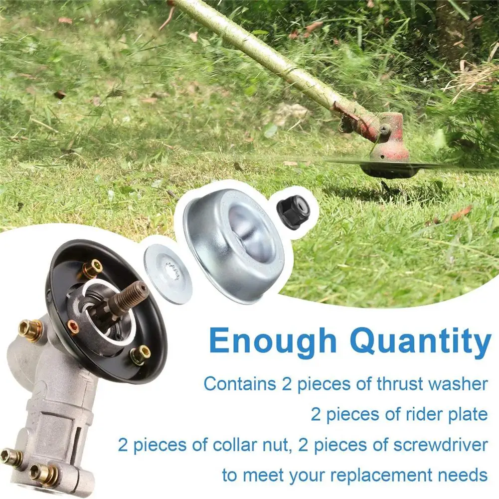 8pcs/set Weed Grass Blade Adapter With Easy Installation Gardening Machine Lawnmower Kit home tool parts |