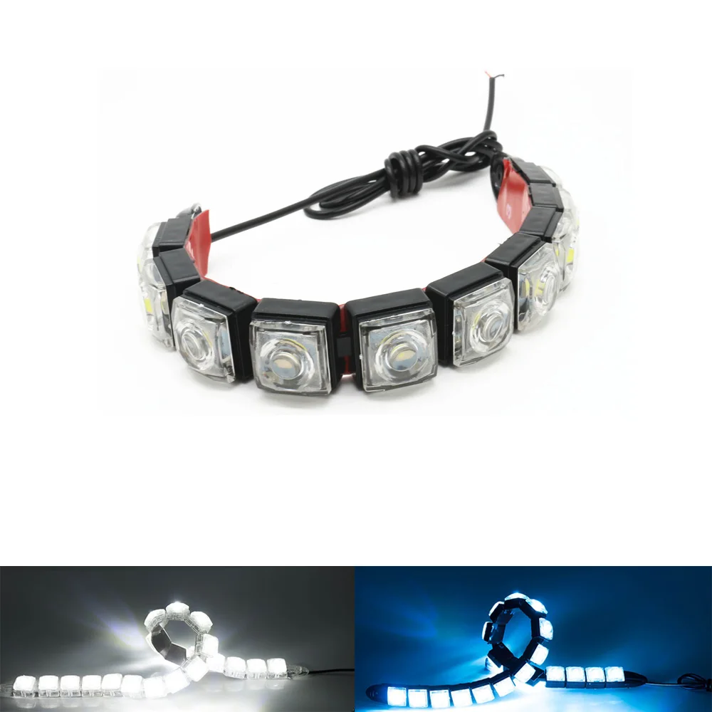 

2PCS Car Light Assembly Led Daytime Running Lights DRL Car Daytime Lamp Super Bright DRL Waterproof Driving Lamps 12V