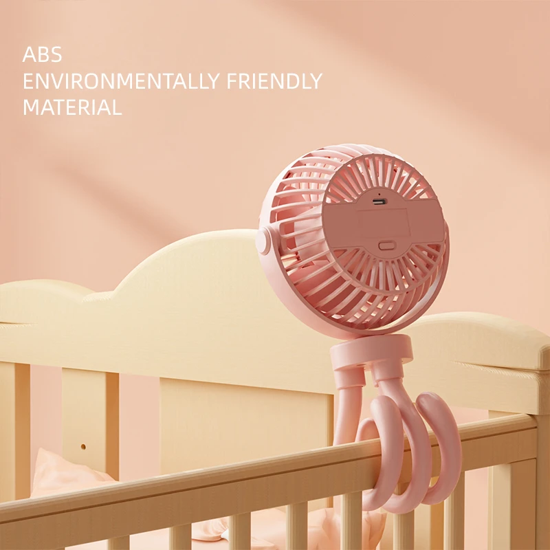 Мини-вентилятор со штативом для детской кроватки 2000 мАч |